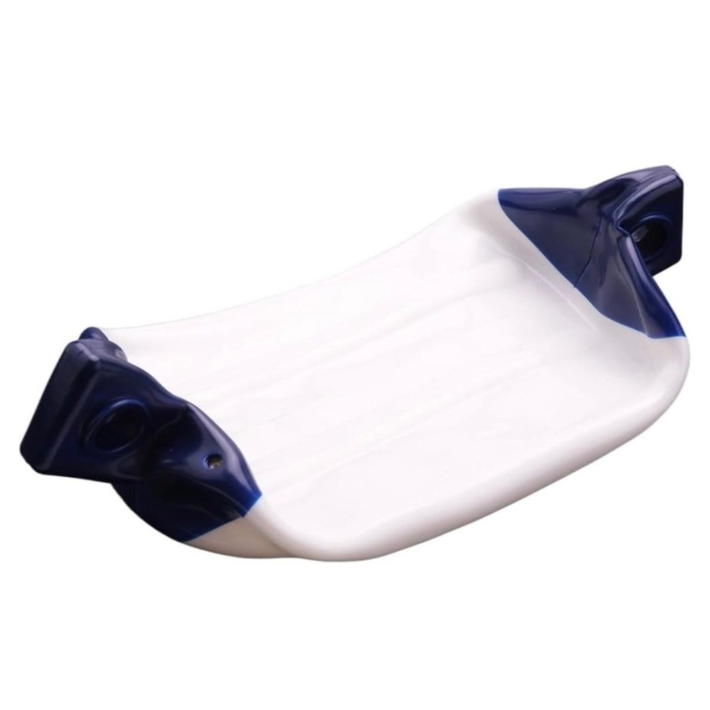 West Marine Boat Fenders 4 Pack White Blue Inflatable Dock Bumpers Protection